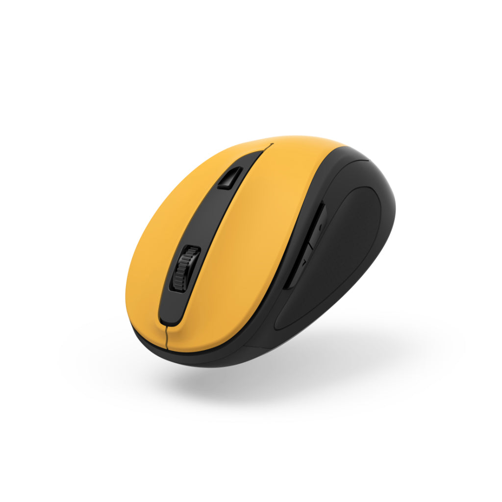 Hama Optical Wireless Mouse 6 Buttons MW-400 V2 Ergo USB-On Signal Yellow