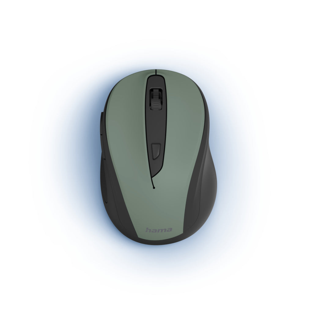 Hama Optical Wireless Mouse 6 Buttons MW-400 V2 Ergo USB-On Opal Green