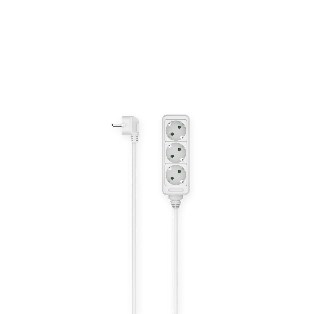 Hama Power Strip 3-way 1.4 M White - 3680 W - European Sockets