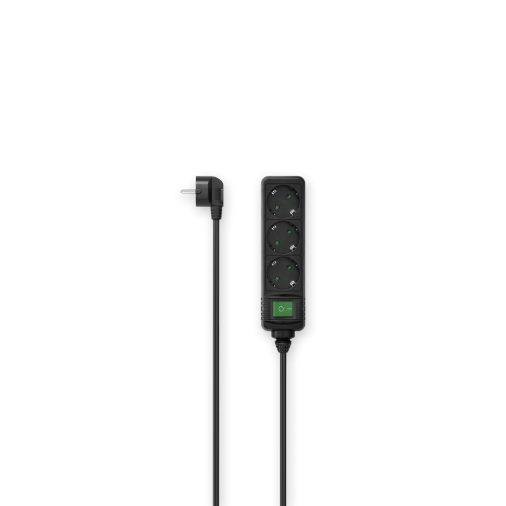 Hama 3-Way Power Strip Switch 1.4 M Black