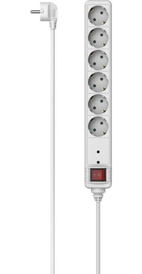 Hama 00223152 Intelligente Steckerleiste 6 AC-Ausgänge 1,4 m 3680 W (00223152) afbeelding 1