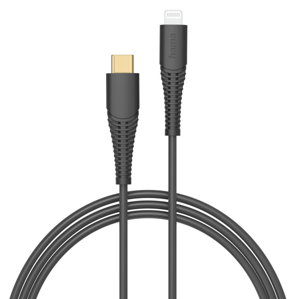 Hama Charging Cable USB-C - Lightning 1.5 M Black