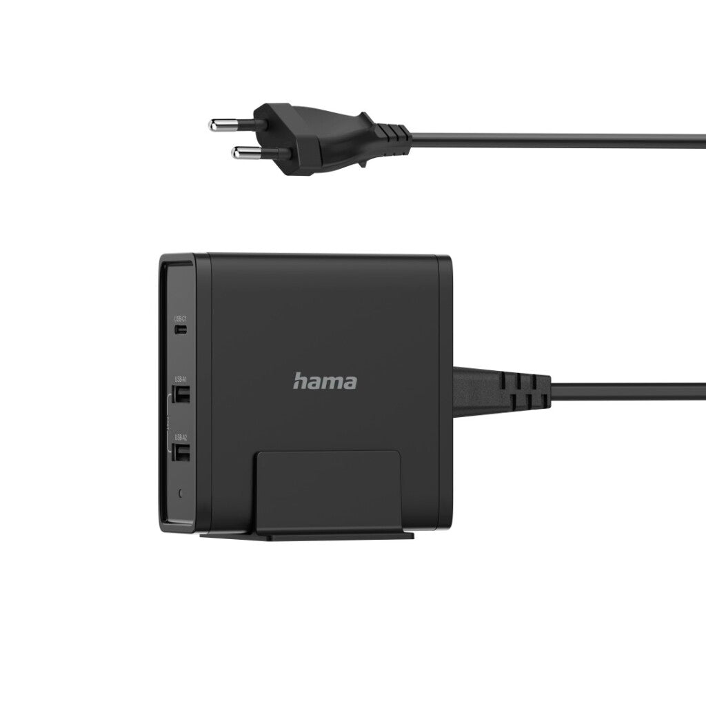 Hama Universal USB-C Charging Station 3 Ports Power Delivery (PD) 5-20V/65W