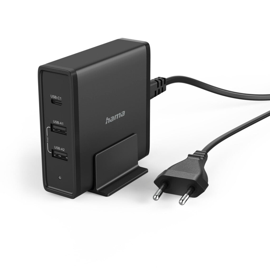 Hama Universal USB-C Charging Station 3 Ports Power Delivery (PD) 5-20V/65W