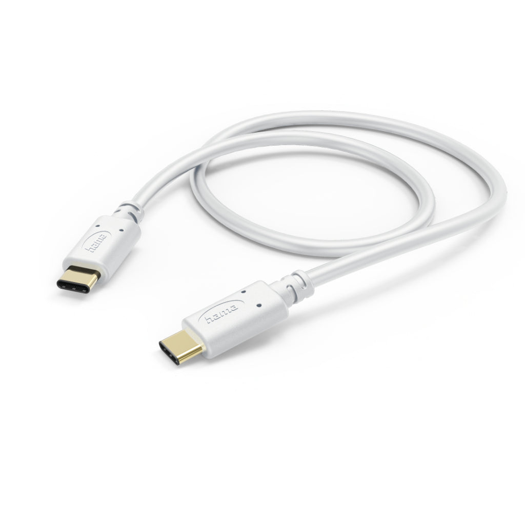 Hama Charging Cable USB-C - USB-C 1.5 M White