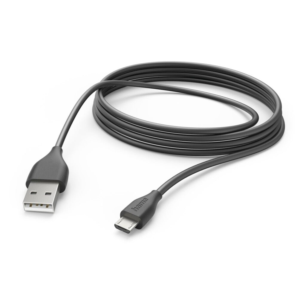 Hama Charging Cable USB-A - Micro-USB 3 M Black