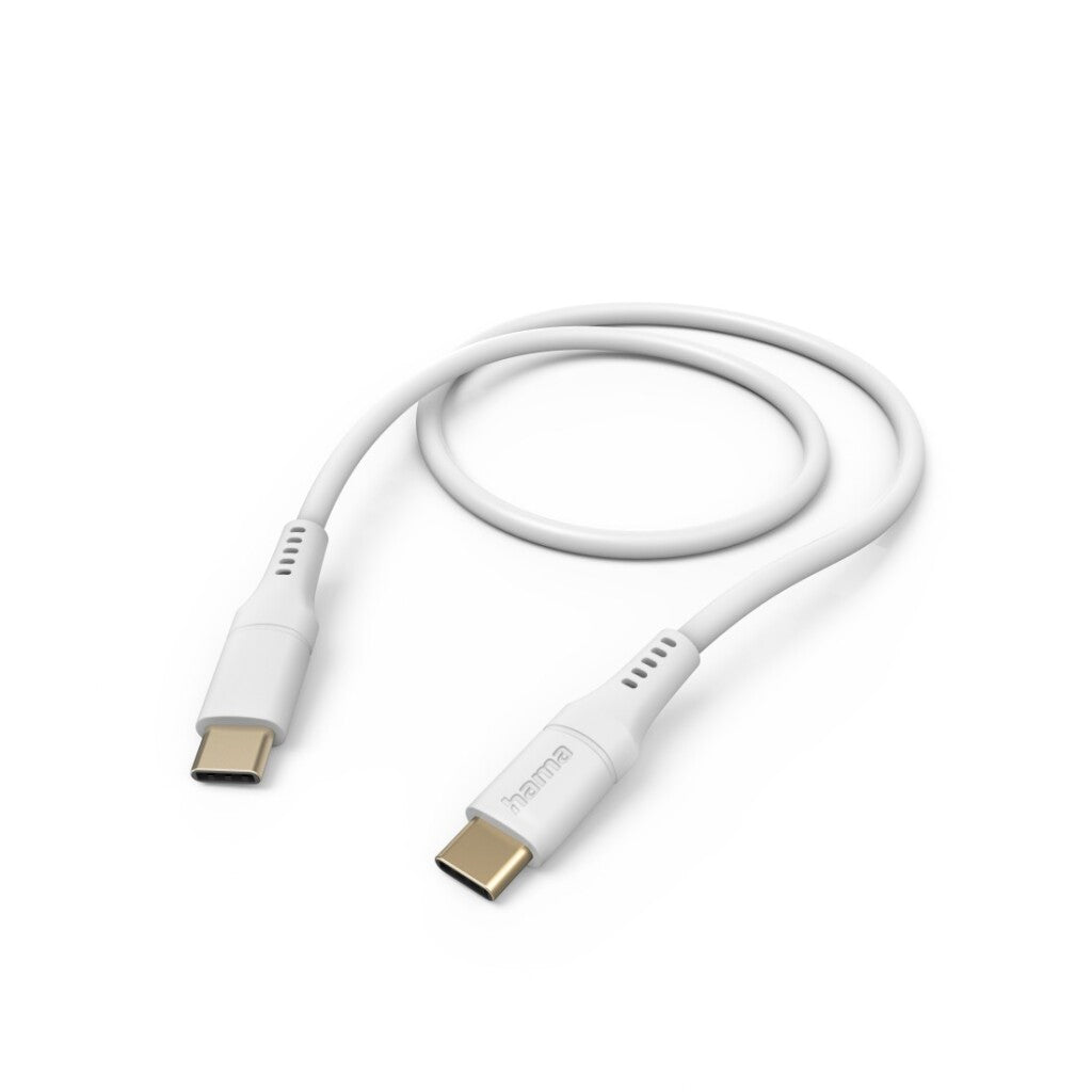 Hama USB-C Charging Cable 1.5 M Silicone White