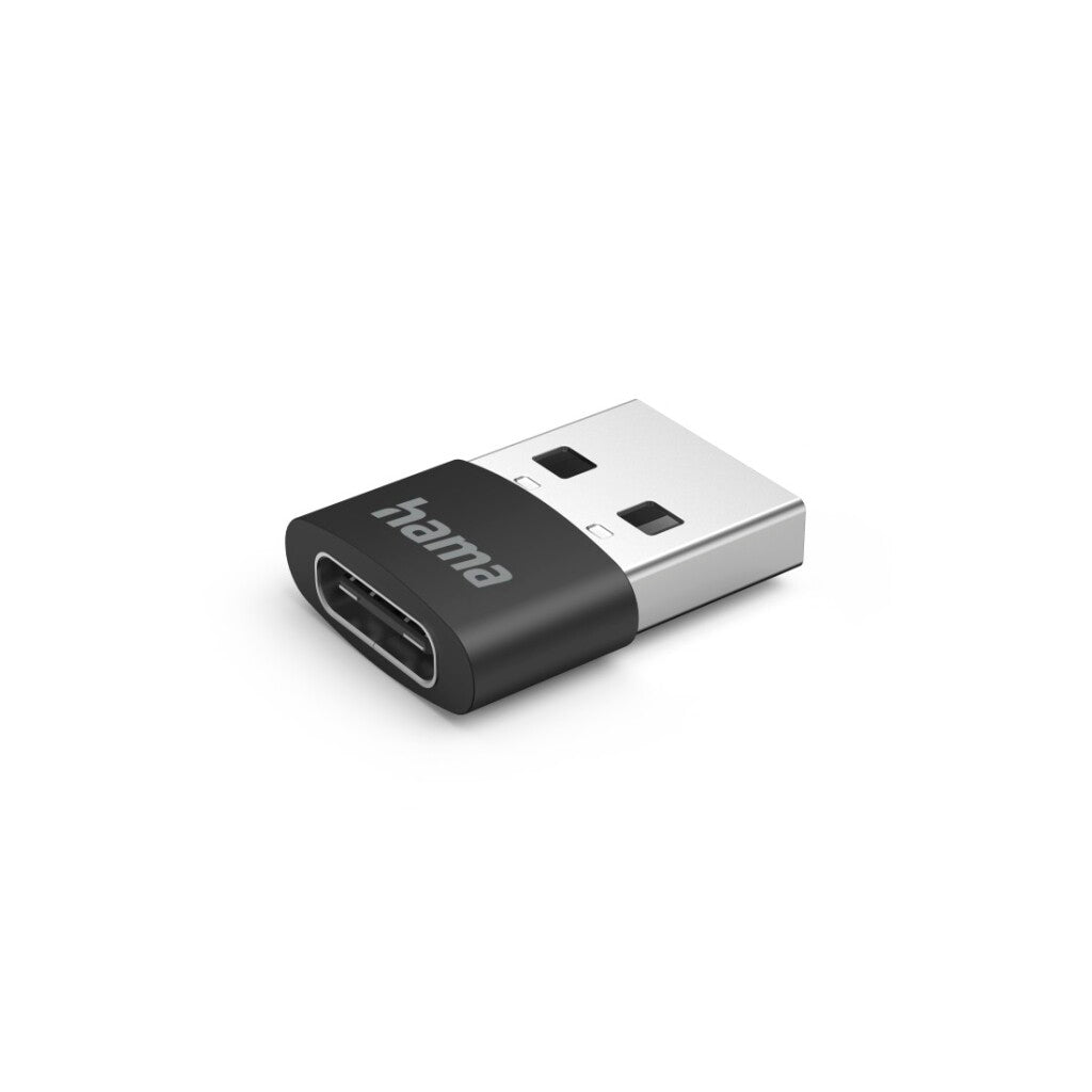 Hama USB-C Adapter USB-A Plug - USB-C Connection Cableless 480 Mbit/s 3 pcs.