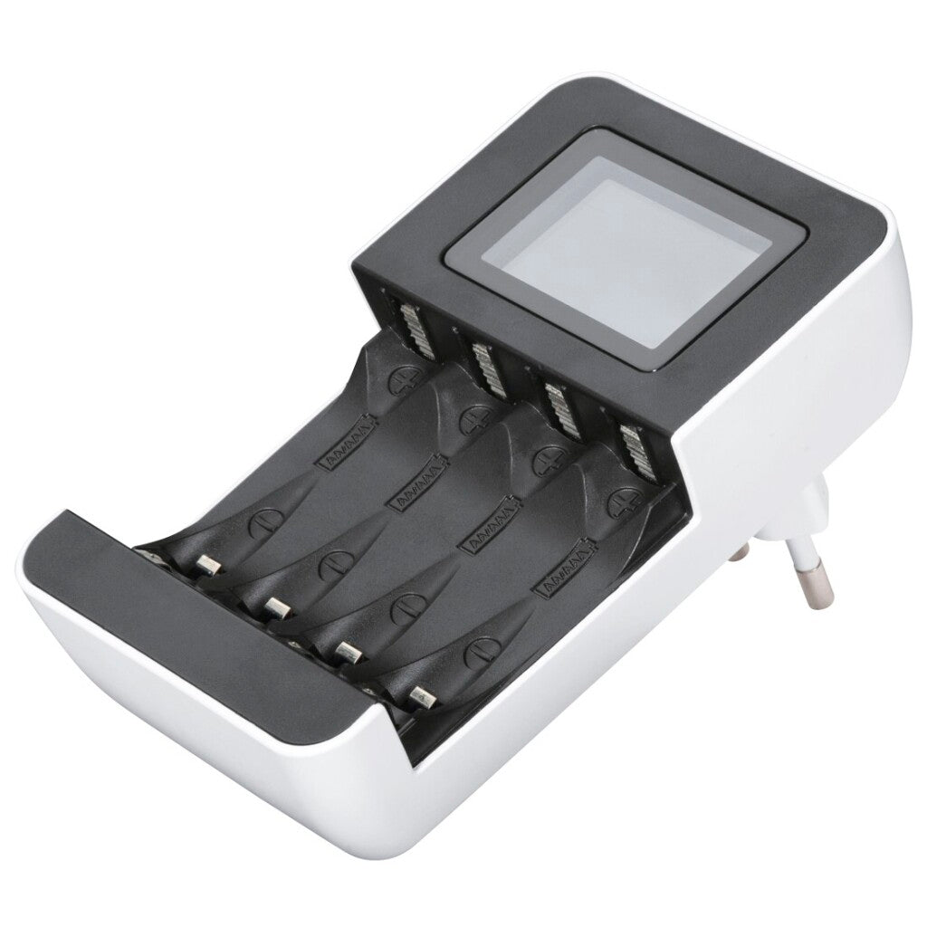 Hama Battery Charger for 1 to 4 NiMH AA or AAA Batteries