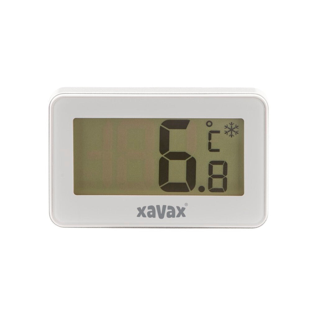 Xavax Digital Thermometer for Refrigerator, Freezer, and Chest Freezer White