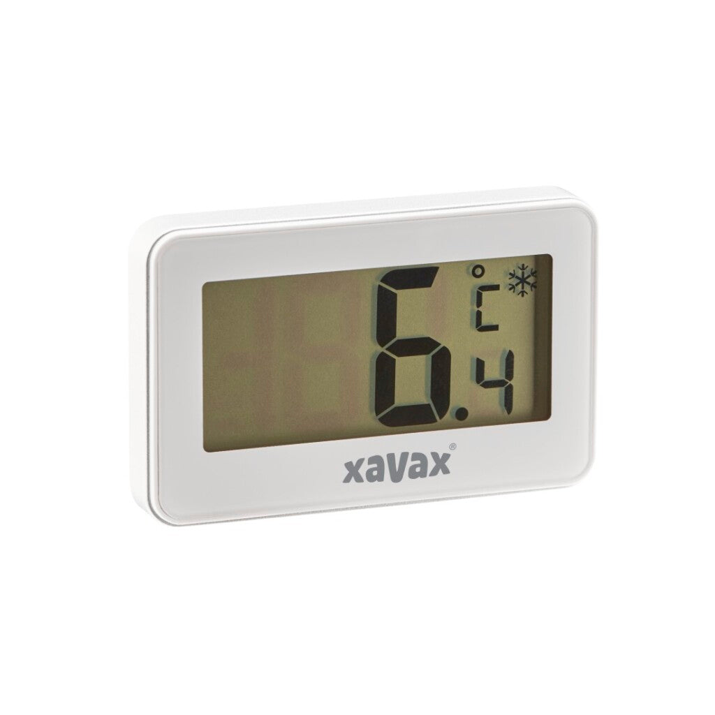 Xavax Digital Thermometer for Refrigerator, Freezer, and Chest Freezer White