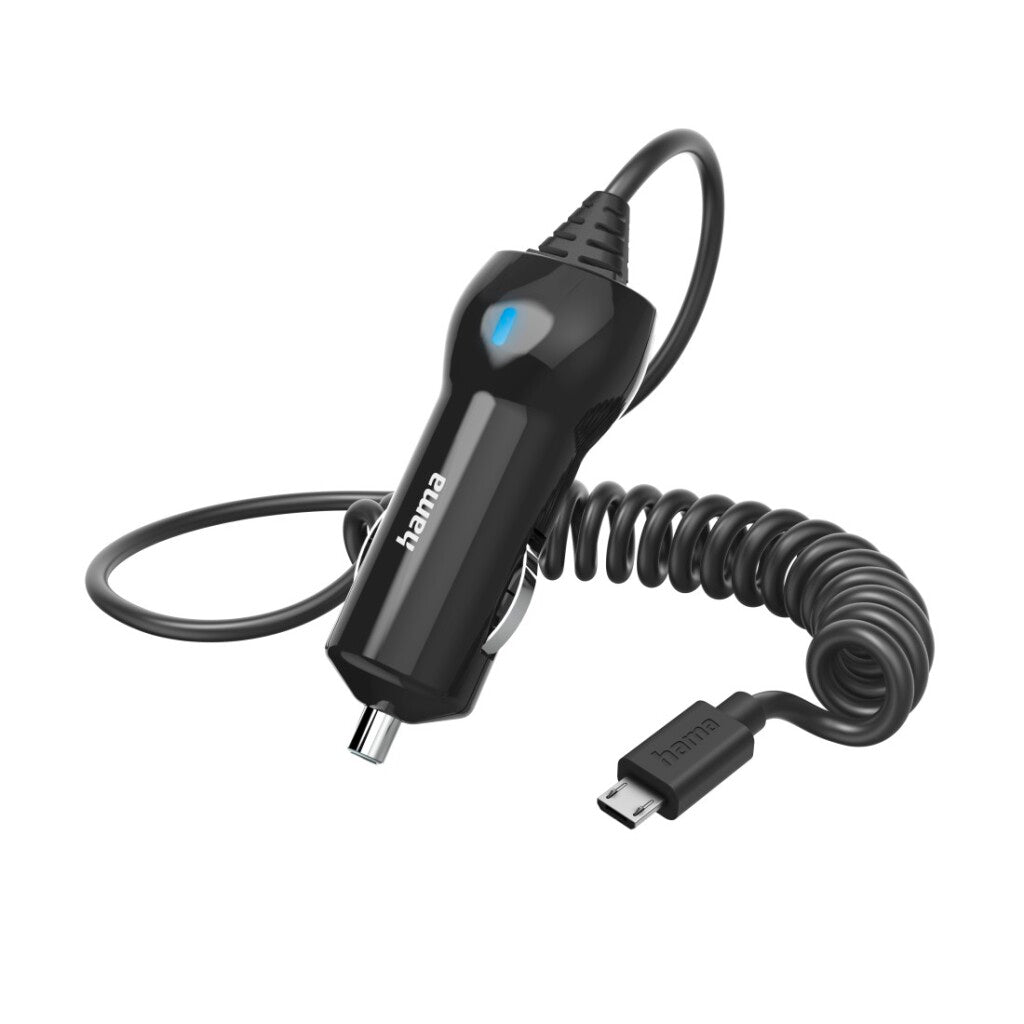 Hama Car Charger Micro-USB 6W 1.0 M Black
