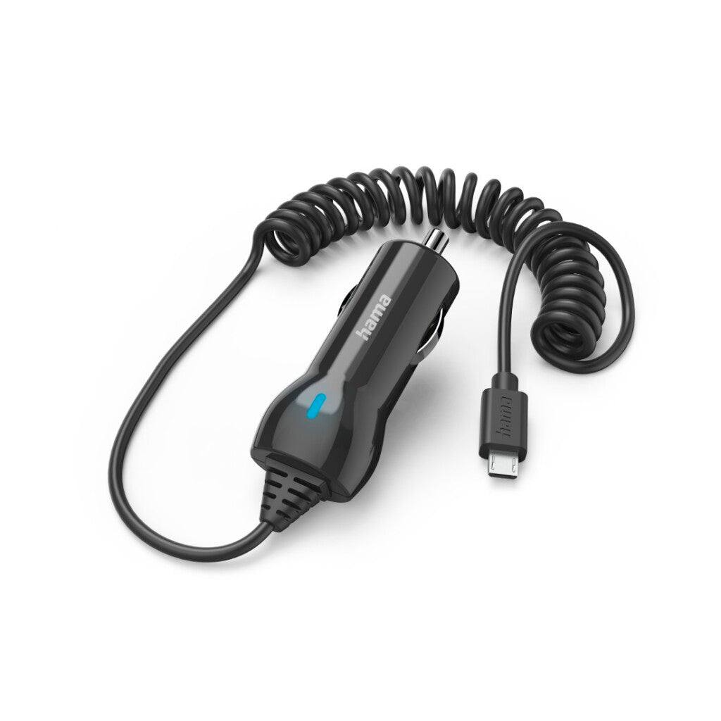 Hama Car Charger Micro-USB 6W 1.0 M Black
