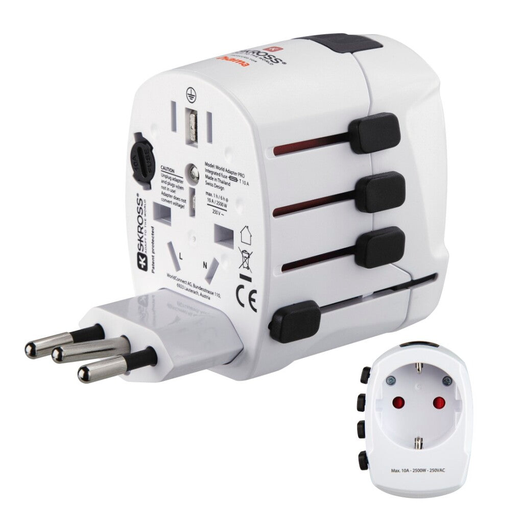 Hama World Travel Adapter World Travel Pro 3-pin