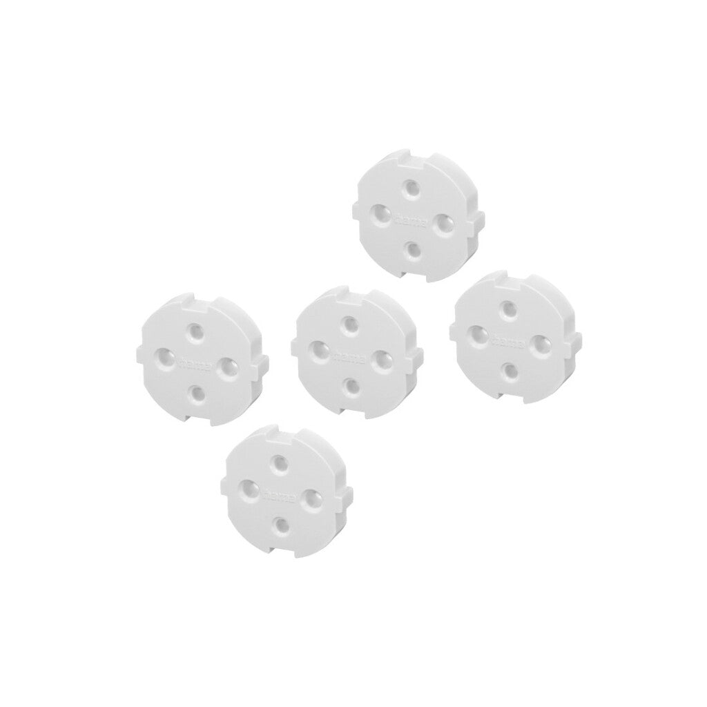Hama Child Safety Socket Inserts Without Adhesive Baby Safe 5 Pieces White