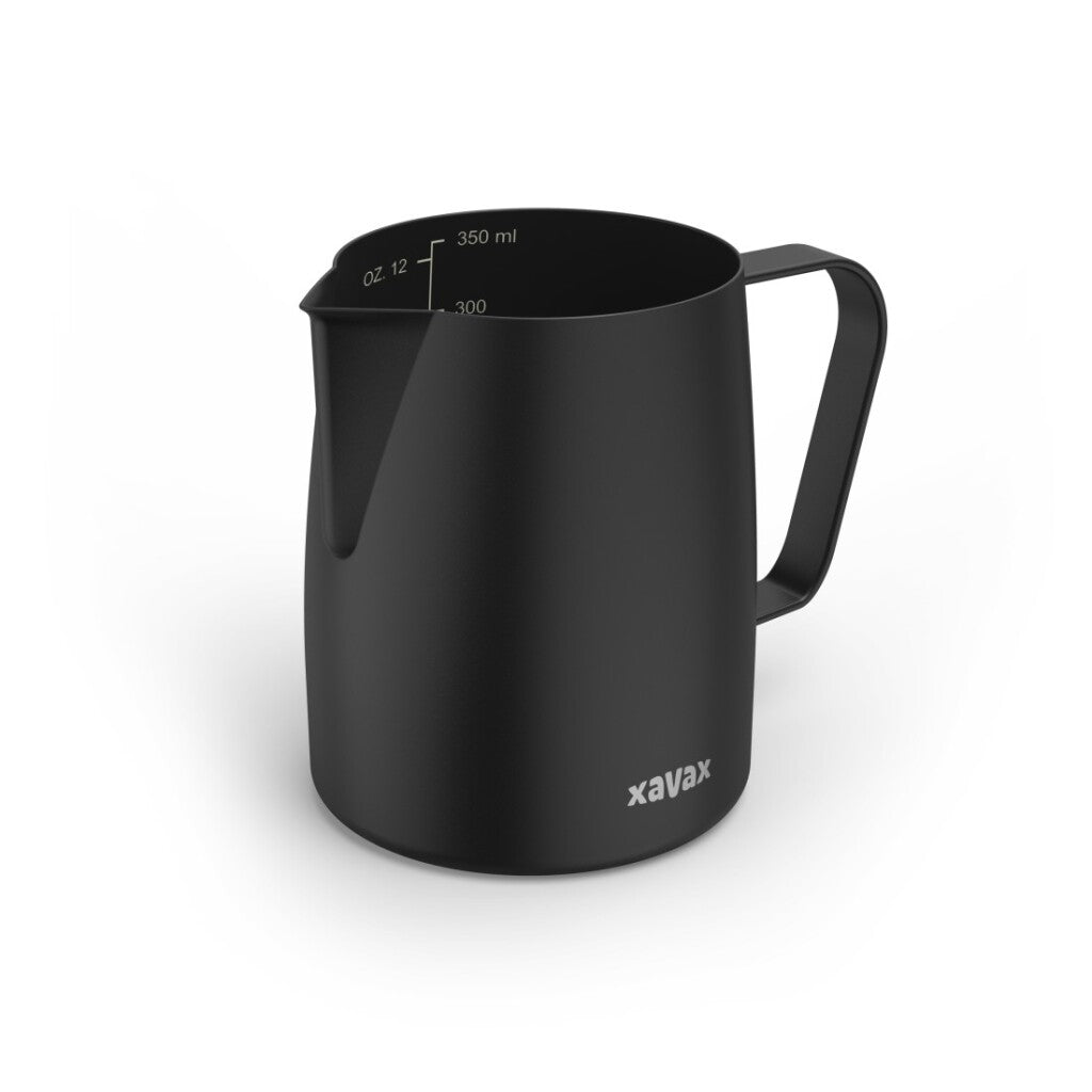 Xavax Barista Stainless Steel Milk Frothing Jug 350 ml Matte Black