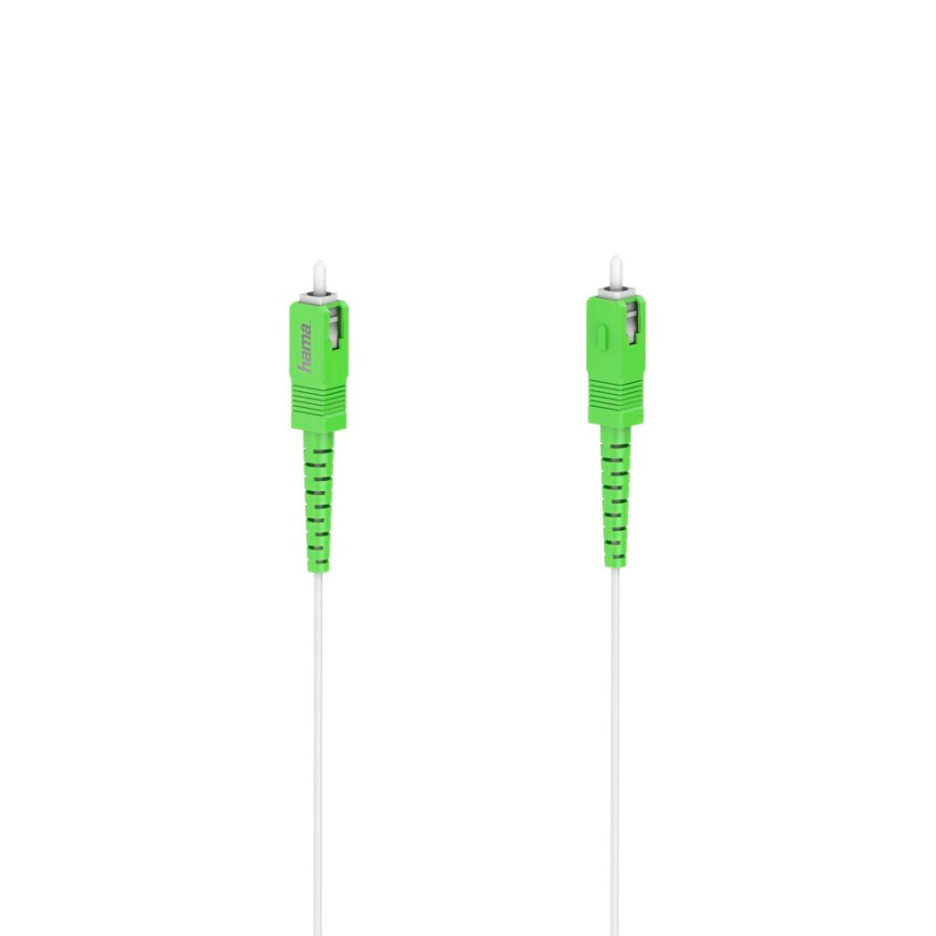 Hama Fiber Optic Network Cable SC/APC Connector - SC/APC Connector 10 Gbit/s 6 m