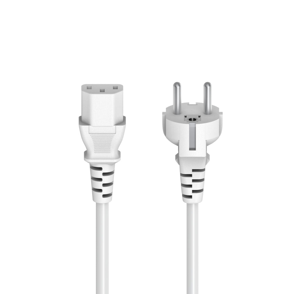 Hama Power Cord 3-Pin Grounded Plug 5 M White