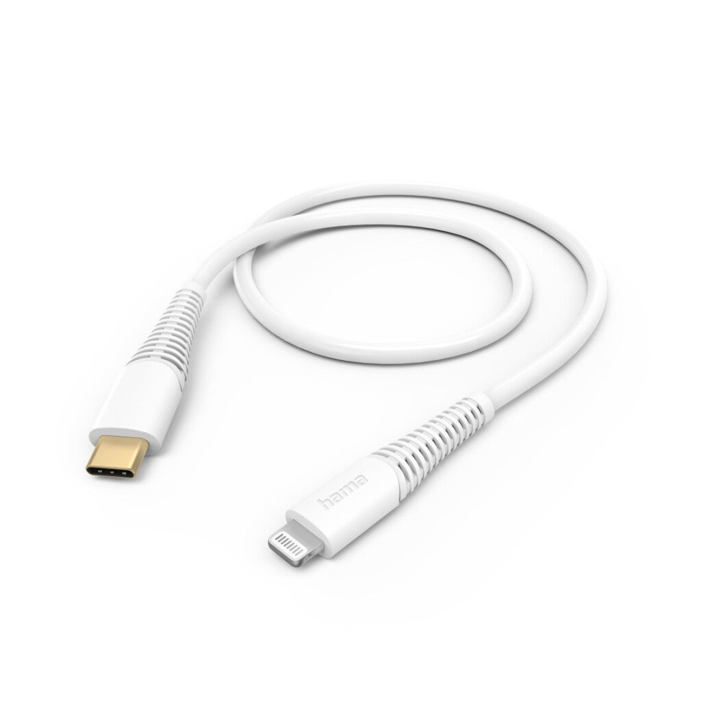 Hama Charging Cable USB-C - Lightning 1.5 M White