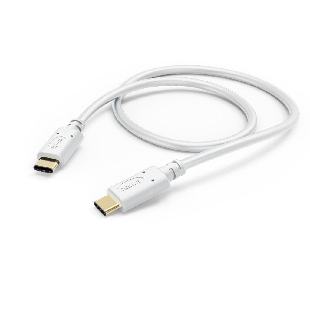 Hama Charging Cable USB-C - USB-C 1.5 M White