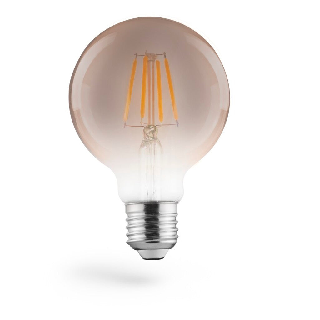 Xavax LED Filament Bulb Sphere 80 E27 6W 450lm Warm White