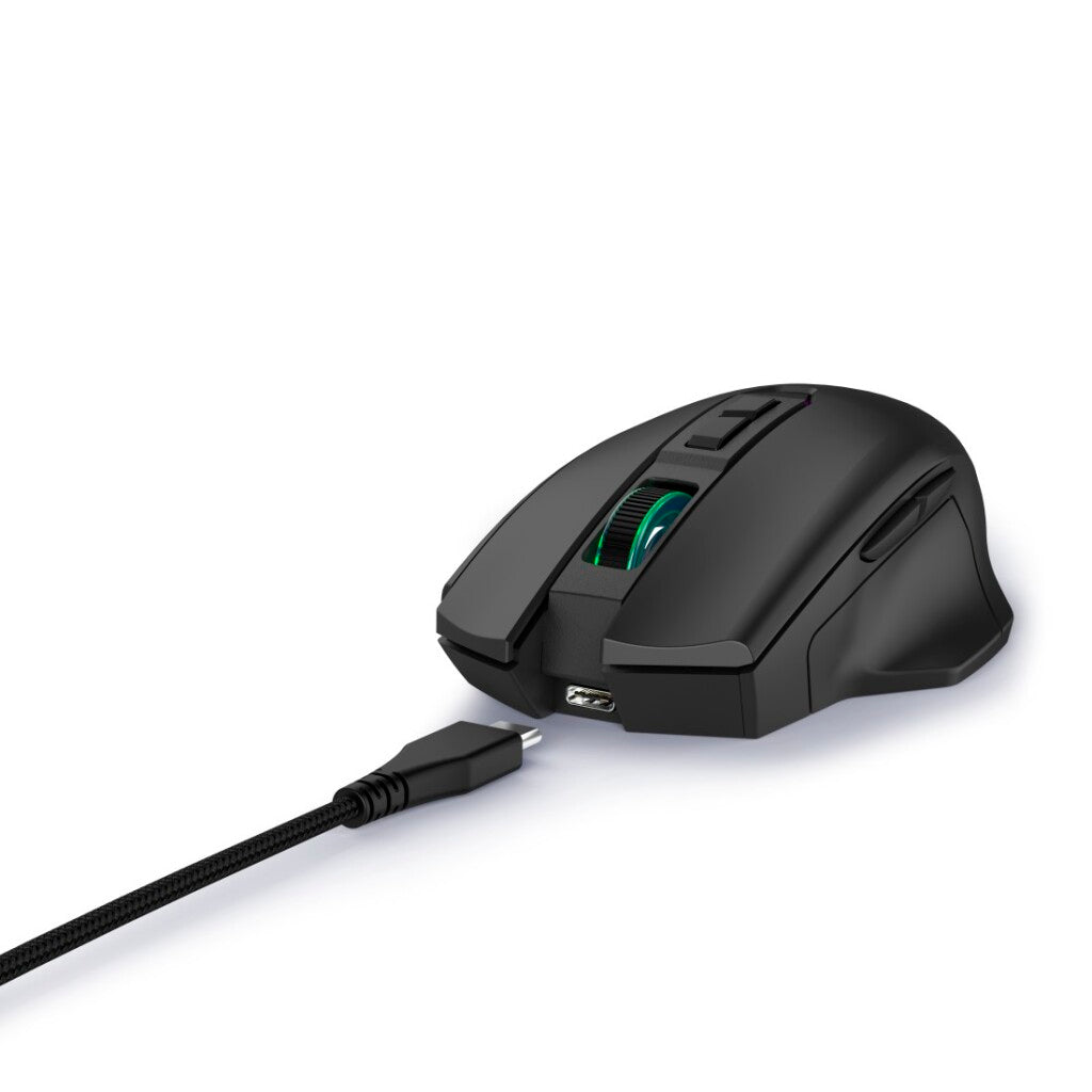 URage Gaming Mouse Reaper 410 Black - 12000 DPI - 7 Programmable Buttons - Windows 11/10