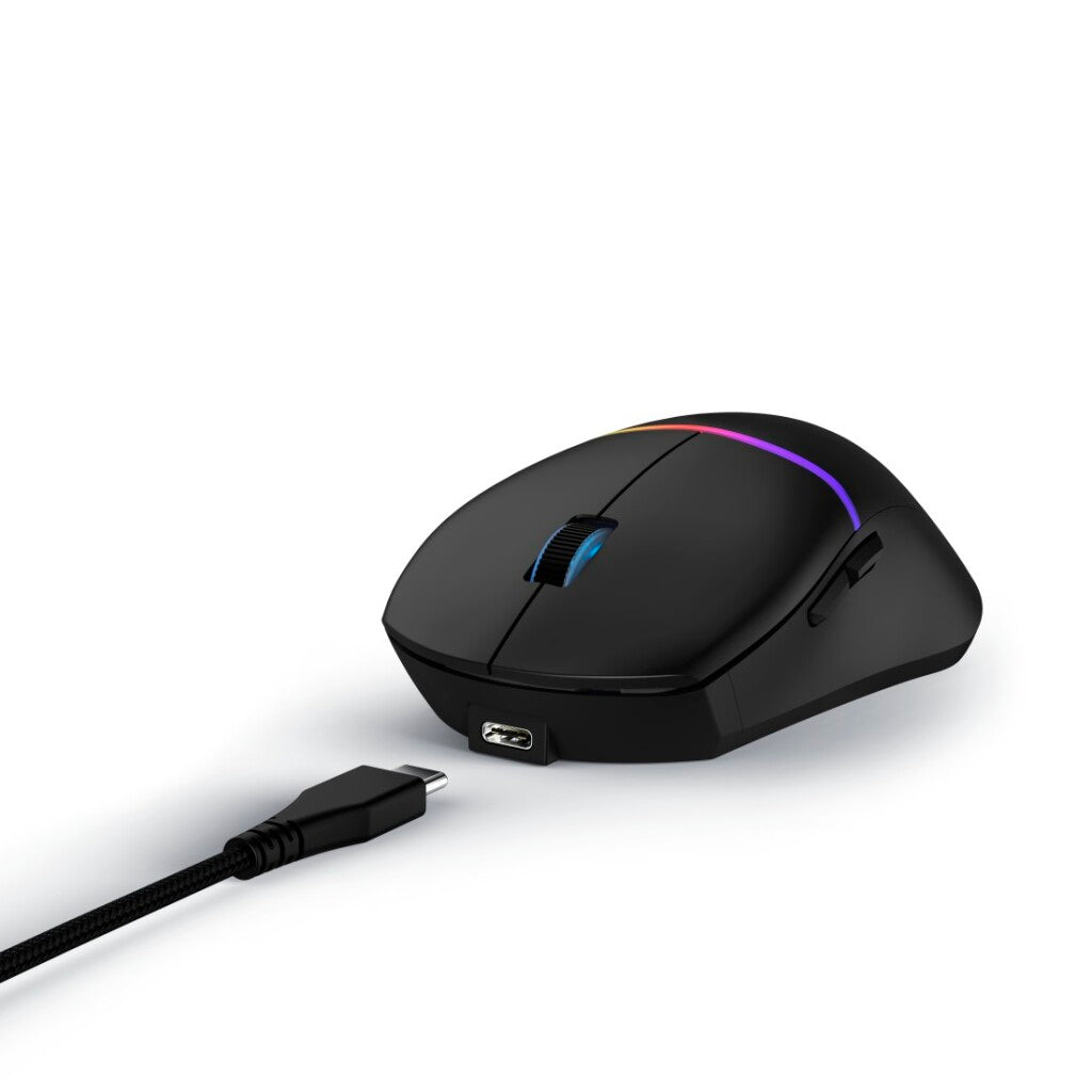 URage Gaming Mouse Reaper 430 Black - 12000 DPI - 9 Programmable Buttons - Windows 11/10