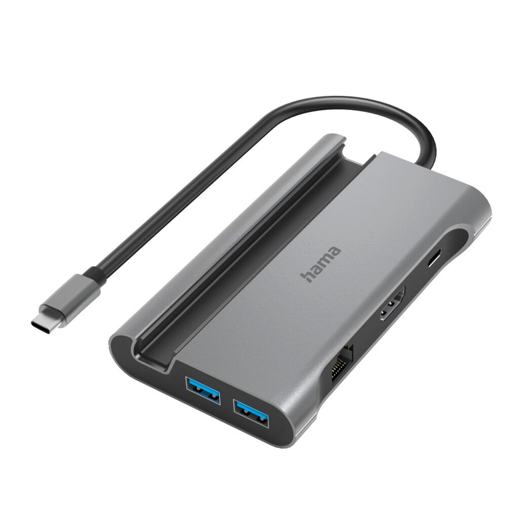 Hama Connect2Mobile USB C Hub Multiport 7 Ports Anthracite