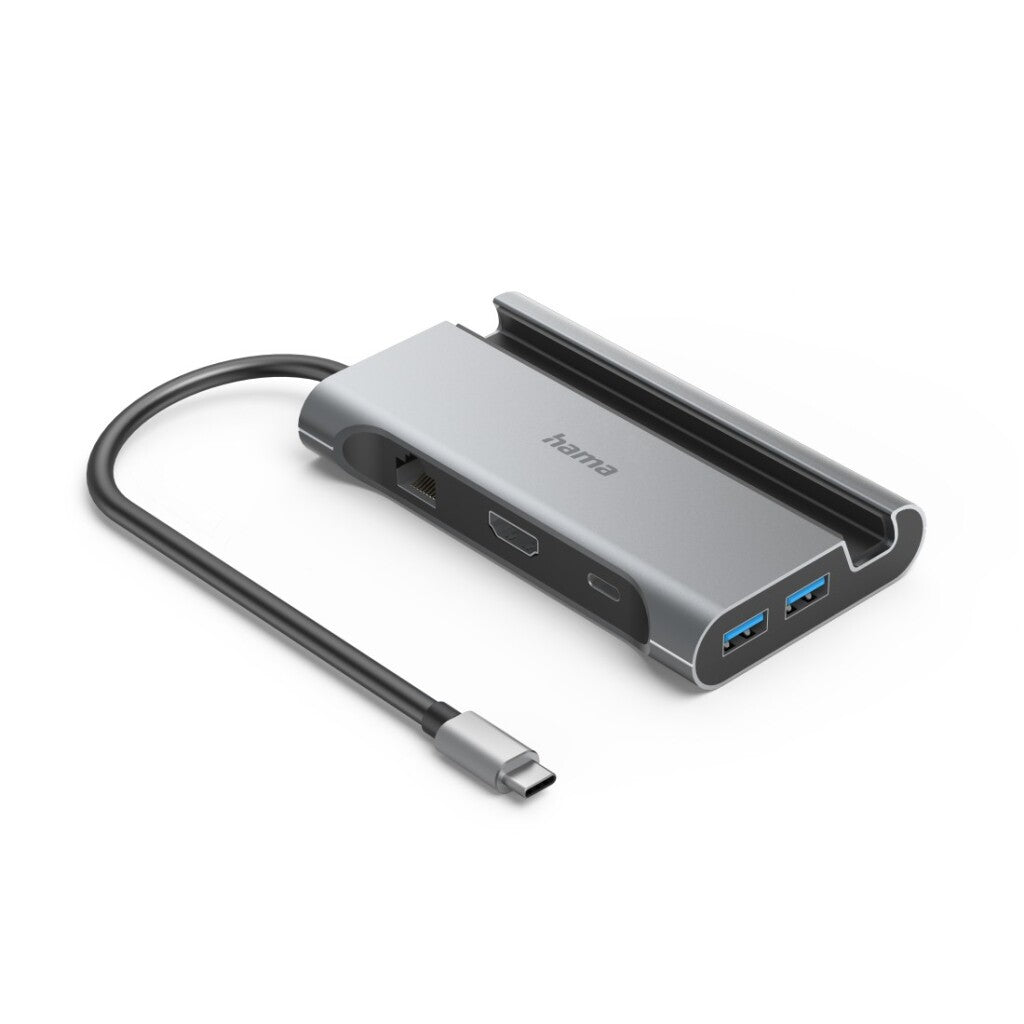 Hama Connect2Mobile USB C Hub Multiport 7 Ports Anthracite