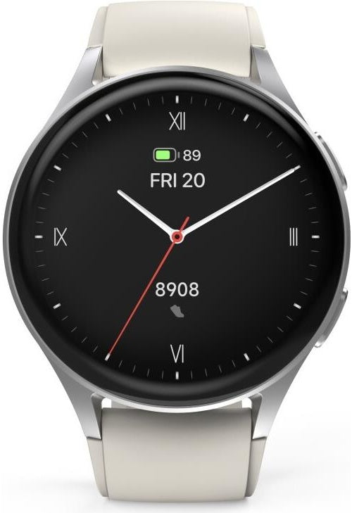 Hama Smartwatch 8900 3,3 cm (1.3") AMOLED 42 mm Digital 466 x 466 Pixel Touchscreen Silber GPS (00178612) afbeelding 1