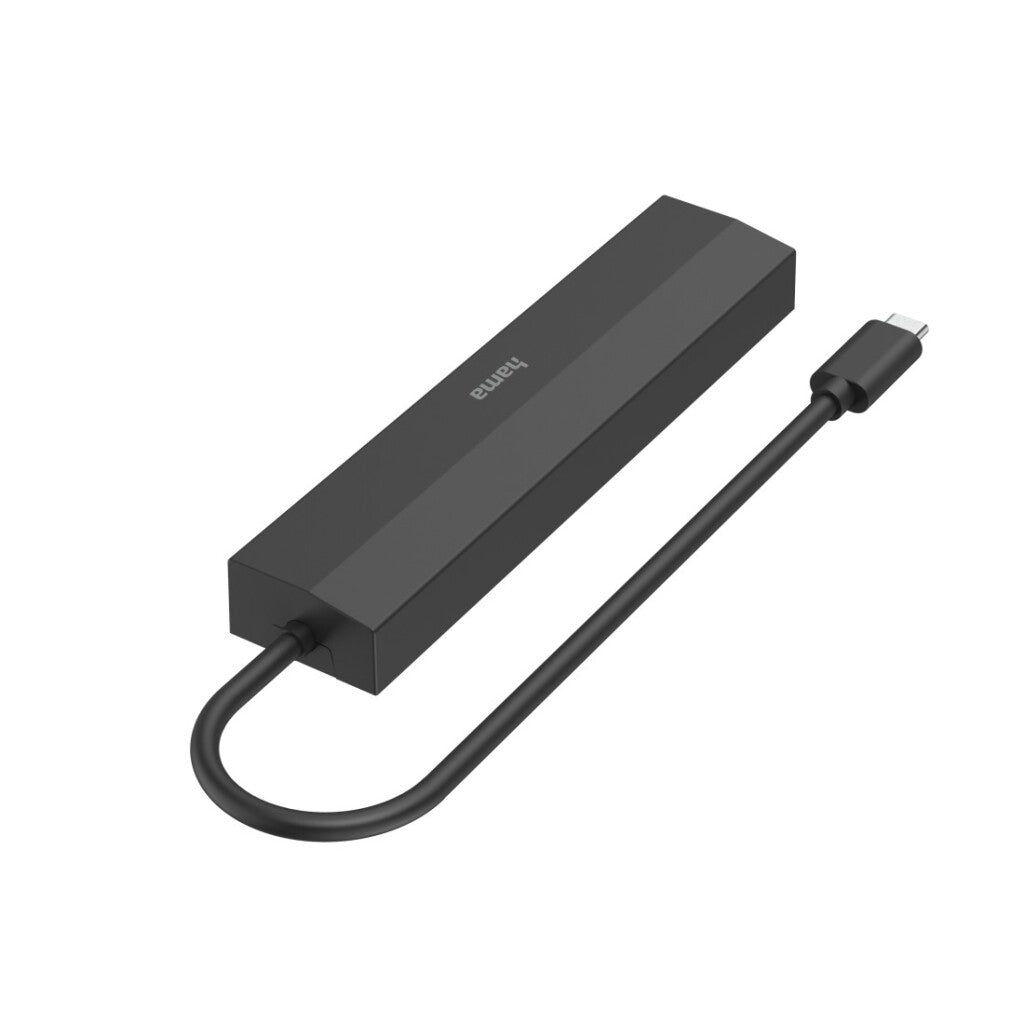 Hama USB-C Hub Multiport 6 Ports 3x USB-A USB-C HDMI LAN Ethernet 6-poorts