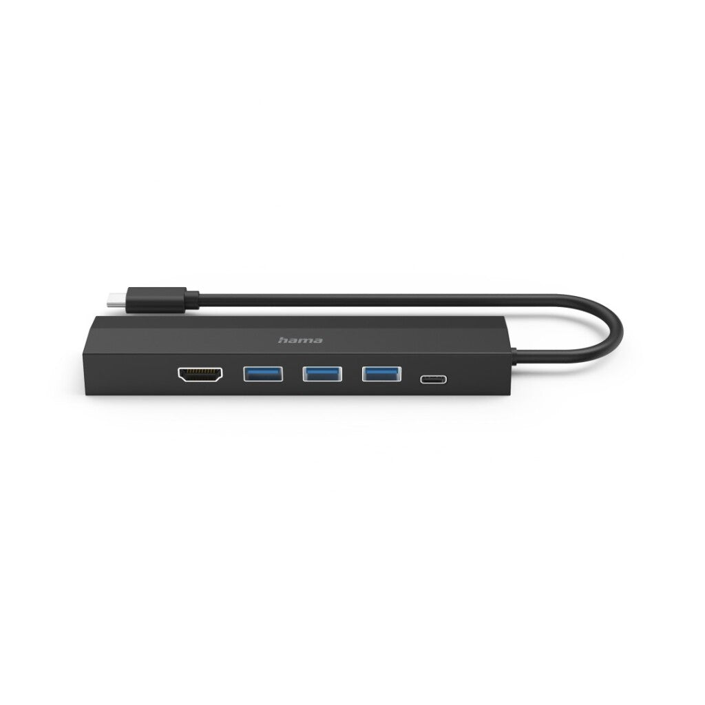 Hama USB-C Hub Multiport 6 Ports 3x USB-A USB-C HDMI LAN Ethernet 6-poorts