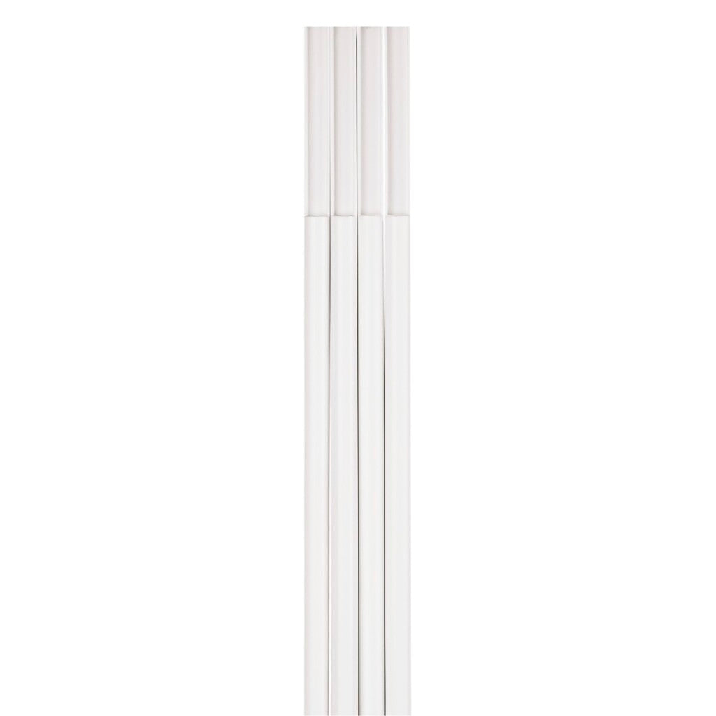 Hama Self-Adhesive Cable Tray Semi-Round 100x1.1x1 cm 4 Pieces PVC/White