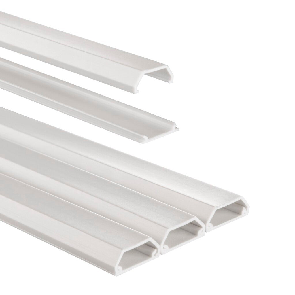 Hama Self-Adhesive Angled Cable Tray White 100x2.1x1 cm