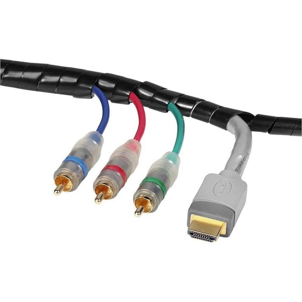 Hama Flexible Cable Sleeve 3x250 cm Black