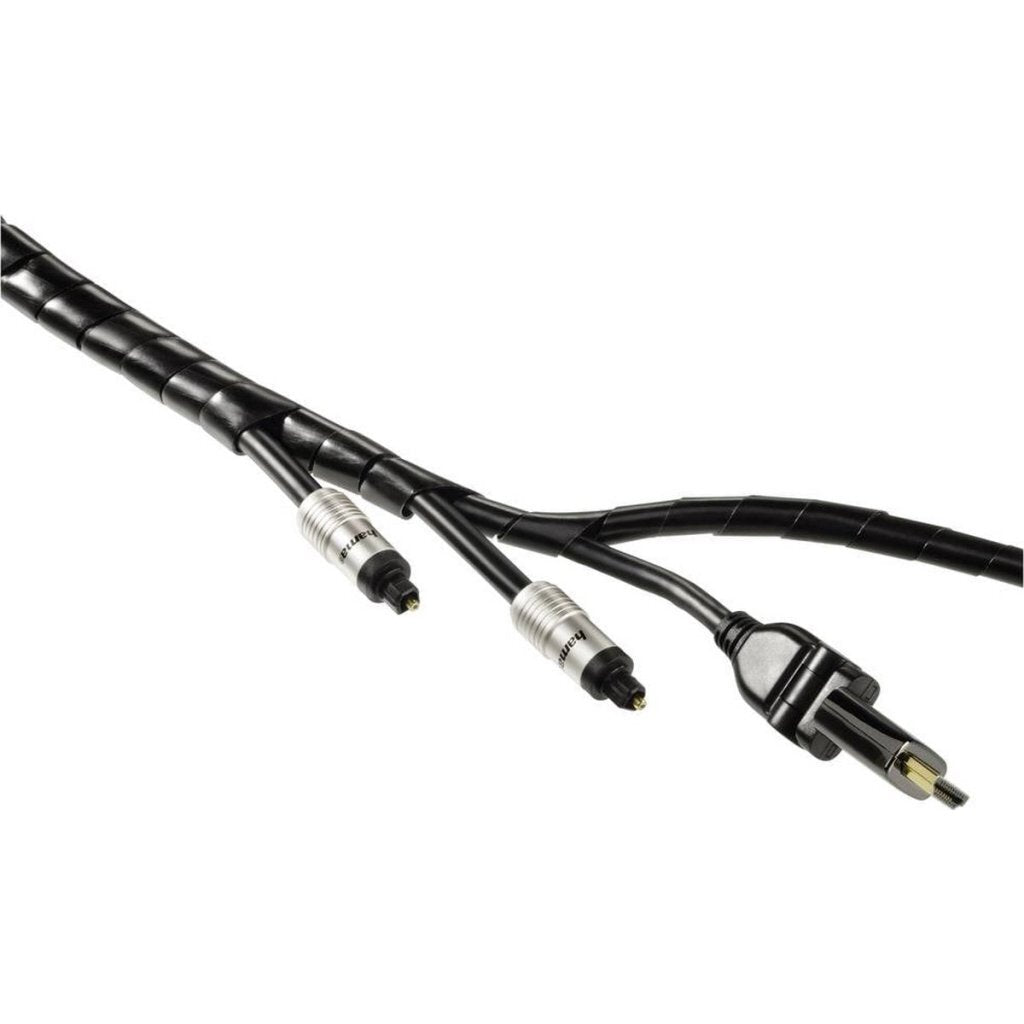 Hama Flexible Cable Sleeve 3x250 cm Black