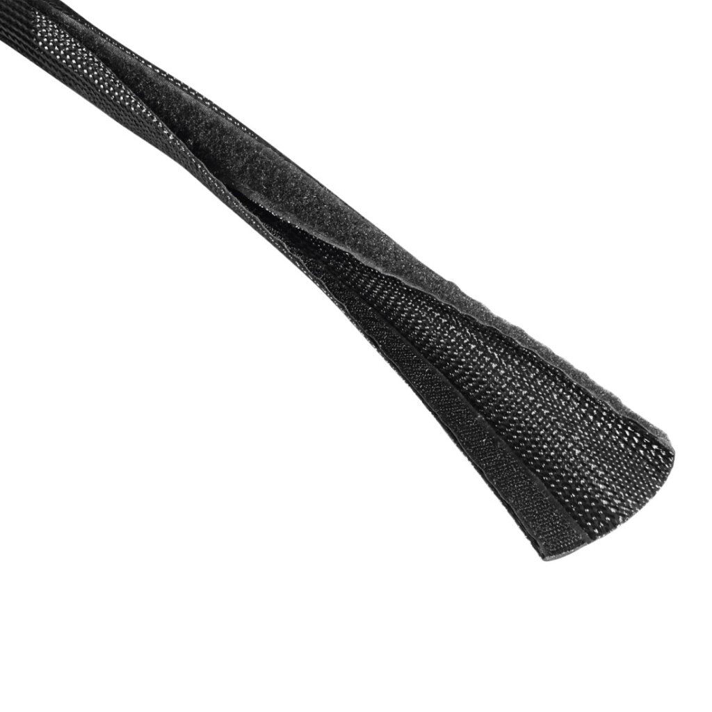 Hama Flexible Fabric Cable Sleeve Black 20-40 mm 180 cm