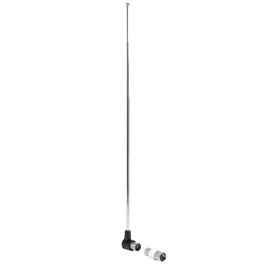 Hama Mobile Indoor Antenna for DAB+ DAB DVB-T2 FM Black/Silver