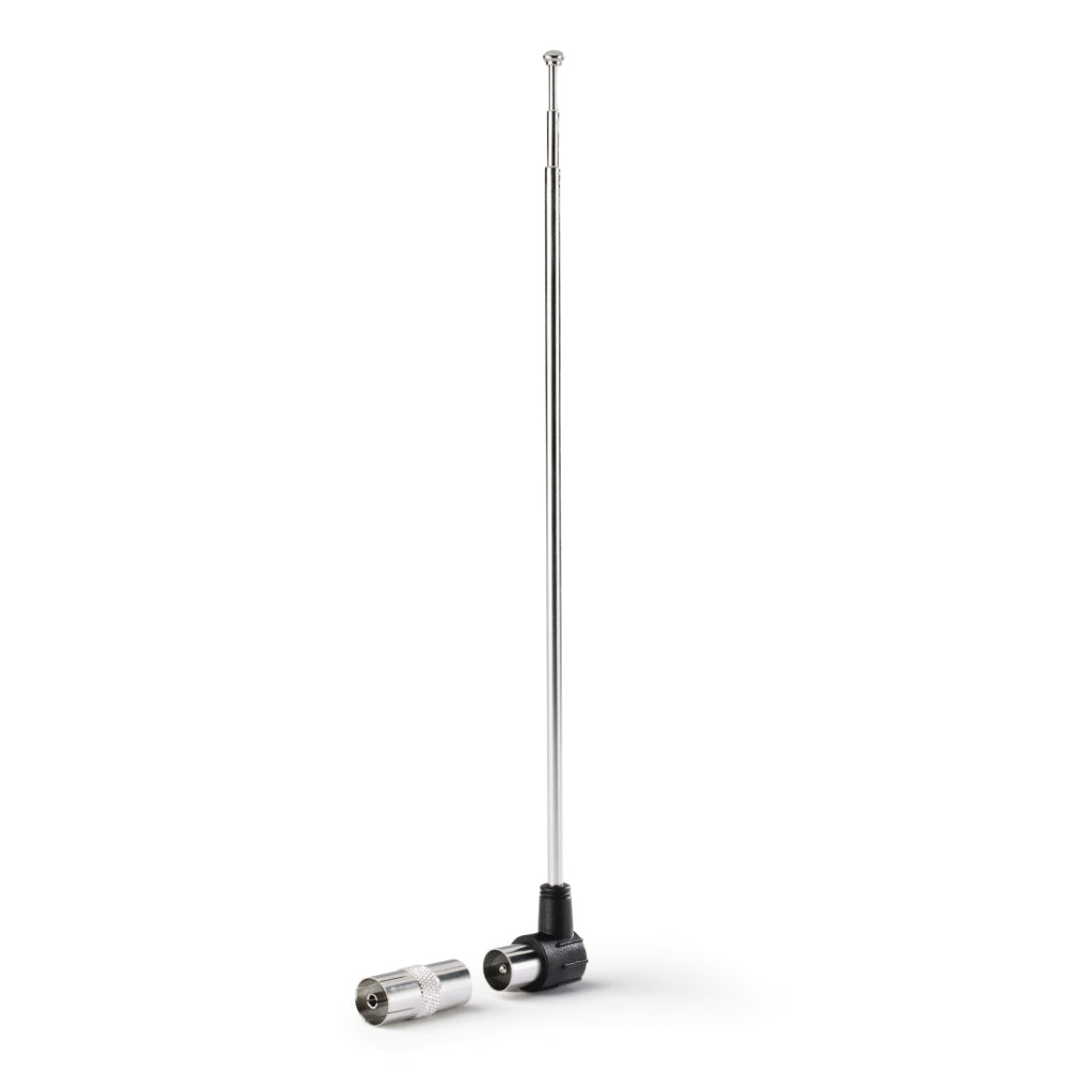 Hama Mobile Indoor Antenna for DAB+ DAB DVB-T2 FM Black/Silver