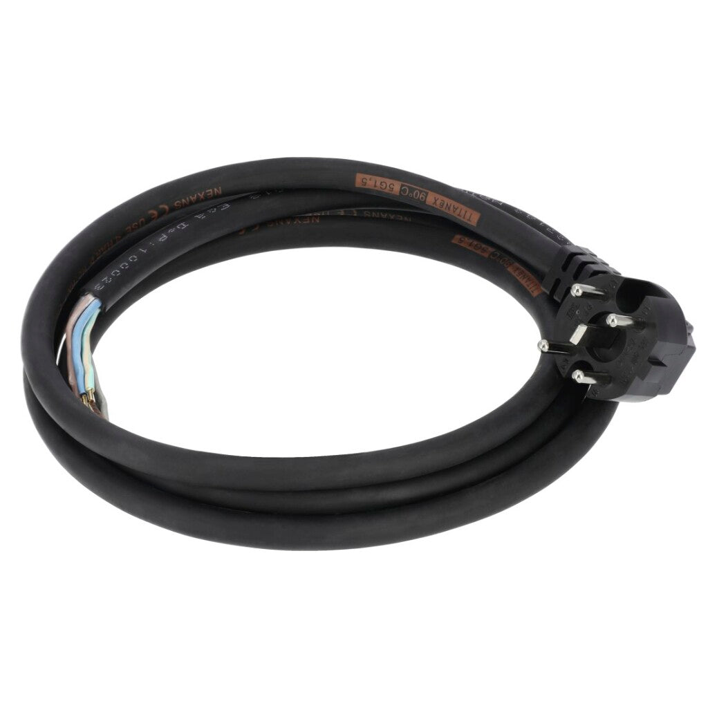 Xavax Appliance Connection Cable with Right-Angle Plug