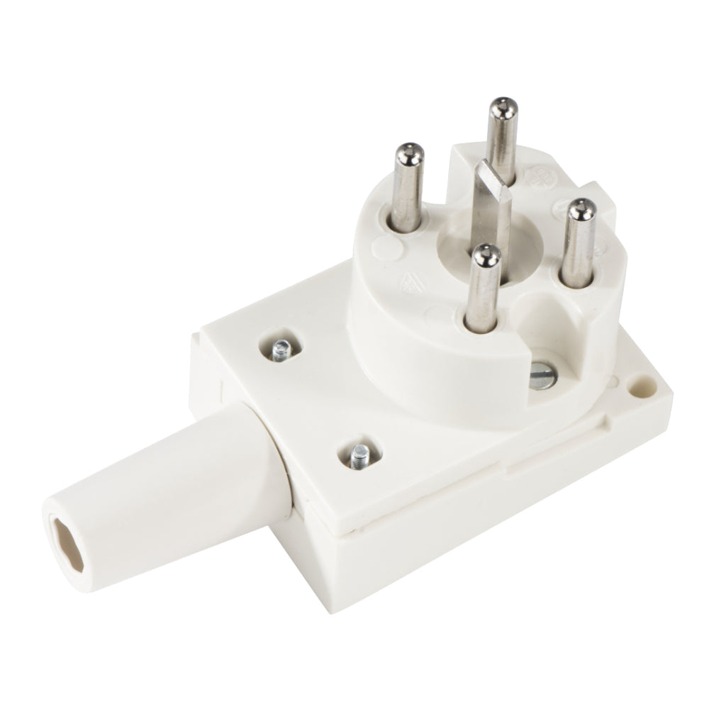 Xavax 5-Pin Right Angle Plug 400V/16A