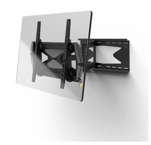 Hama TV Wall Mount Swivel Tilt Anti-theft 32-65 Inch 40 kg Black