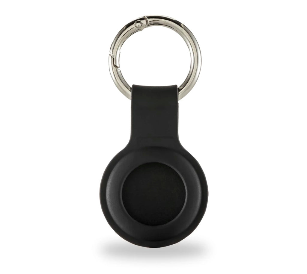 Hama Keychain for Apple AirTag Silicone-look Black