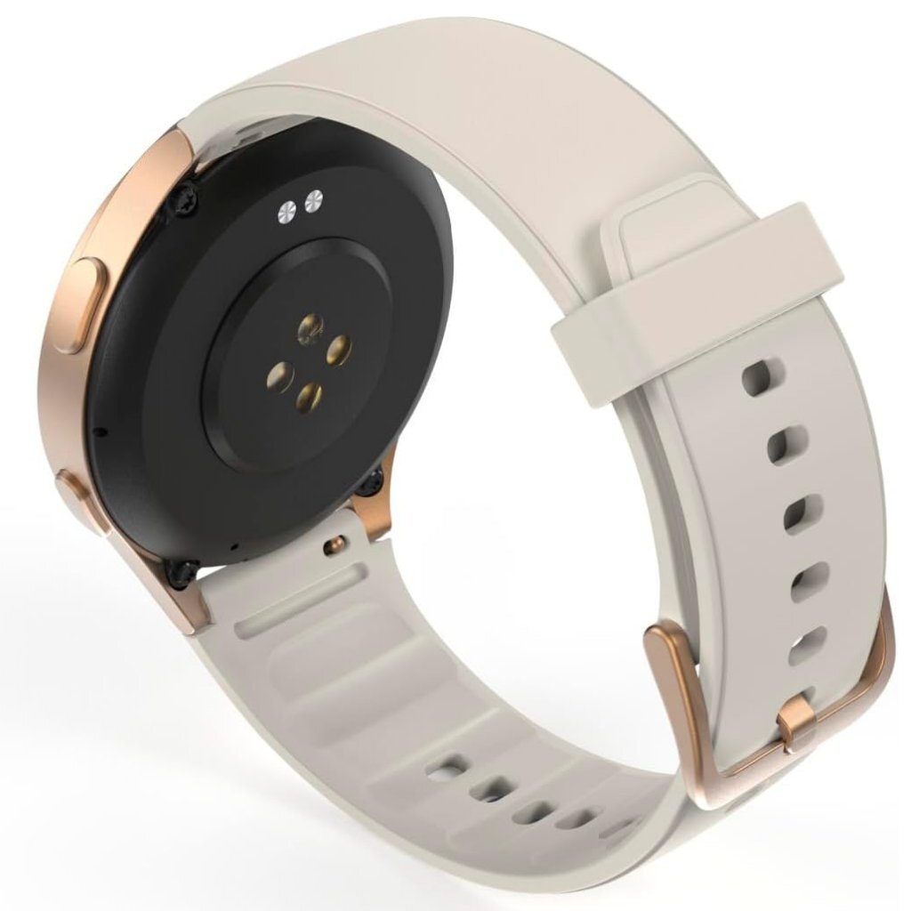 Hama Smartwatch 8900 GPS AMOLED 1.32 Gold/Beige - Fitness Watch with Phone Function and Altimeter