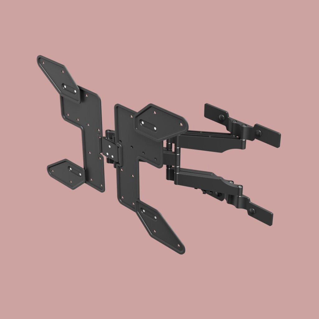 Hama TV Wall Mount OLED Flat Swivel Extendable 37-90 Inch Up to 50 kg Black