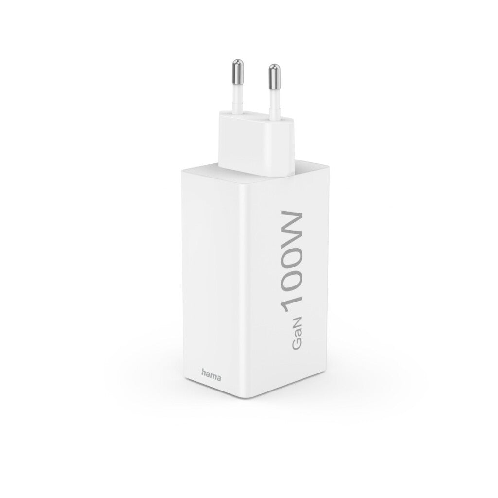 Hama Fast Charger GaN 2x USB C PD 1x USB A QC 100W White