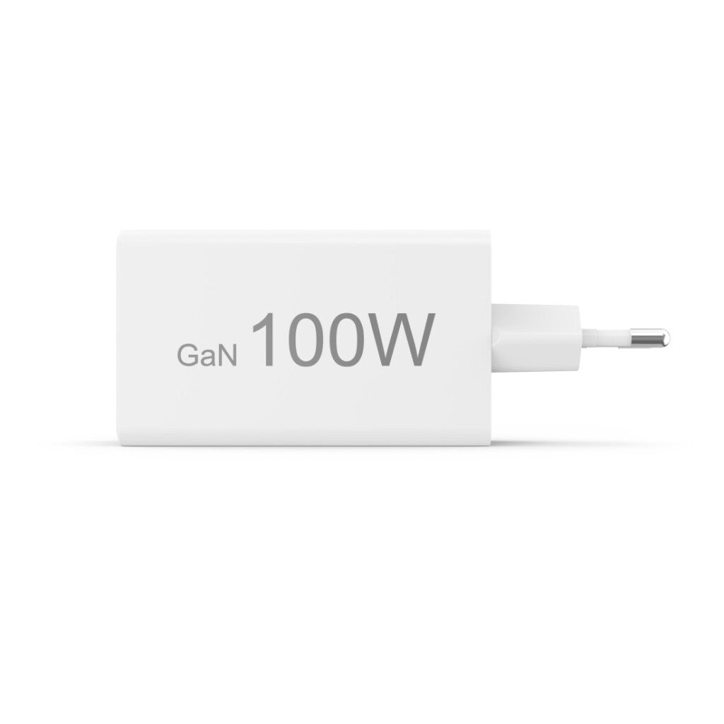 Hama Fast Charger GaN 2x USB C PD 1x USB A QC 100W White