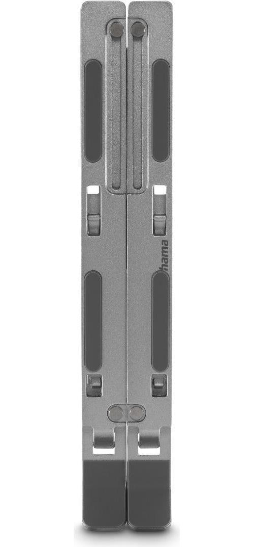Hama Laptop-Stand Aluminium 6-stufig neigbar, faltbar, bis 40cm (15,6), Silb. (00126813) - 4047443515049 - image 1