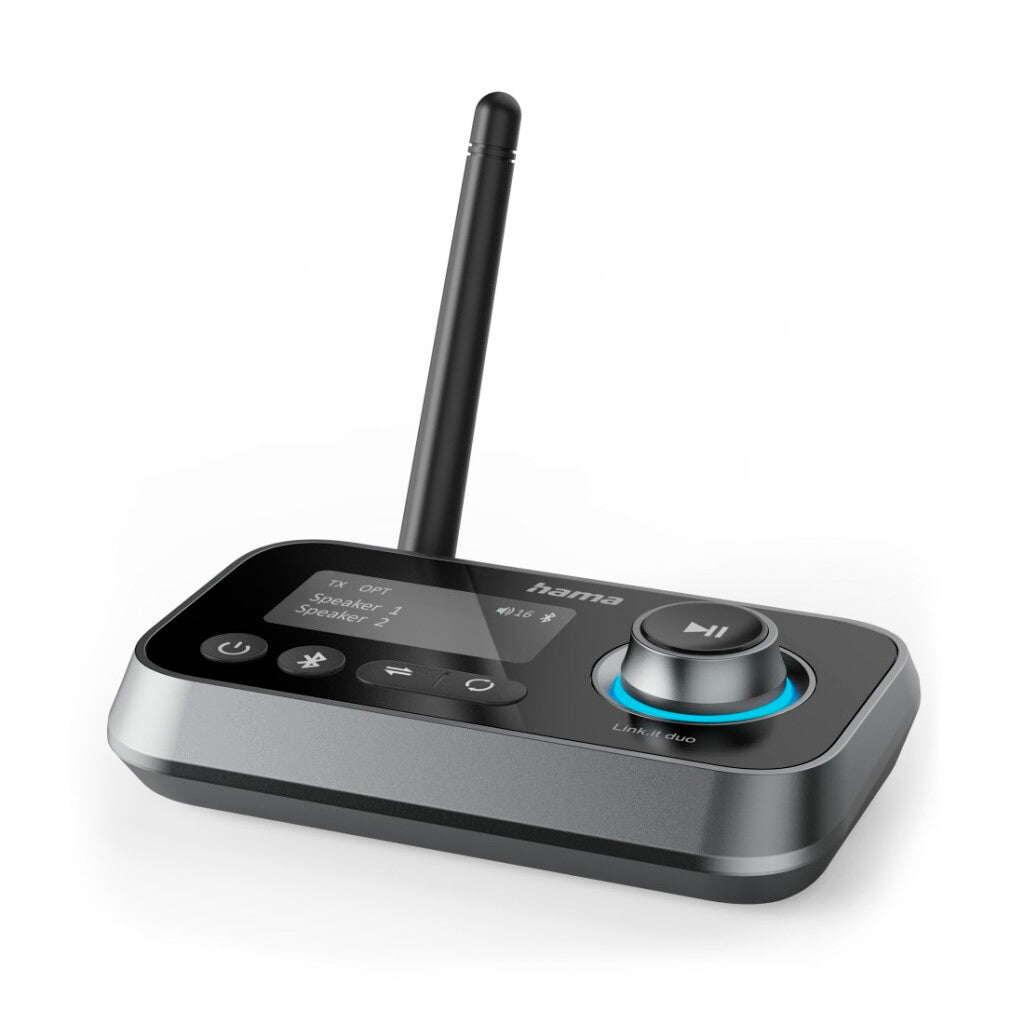 Hama Link.it Duo Bluetooth Adapter Silver/Black