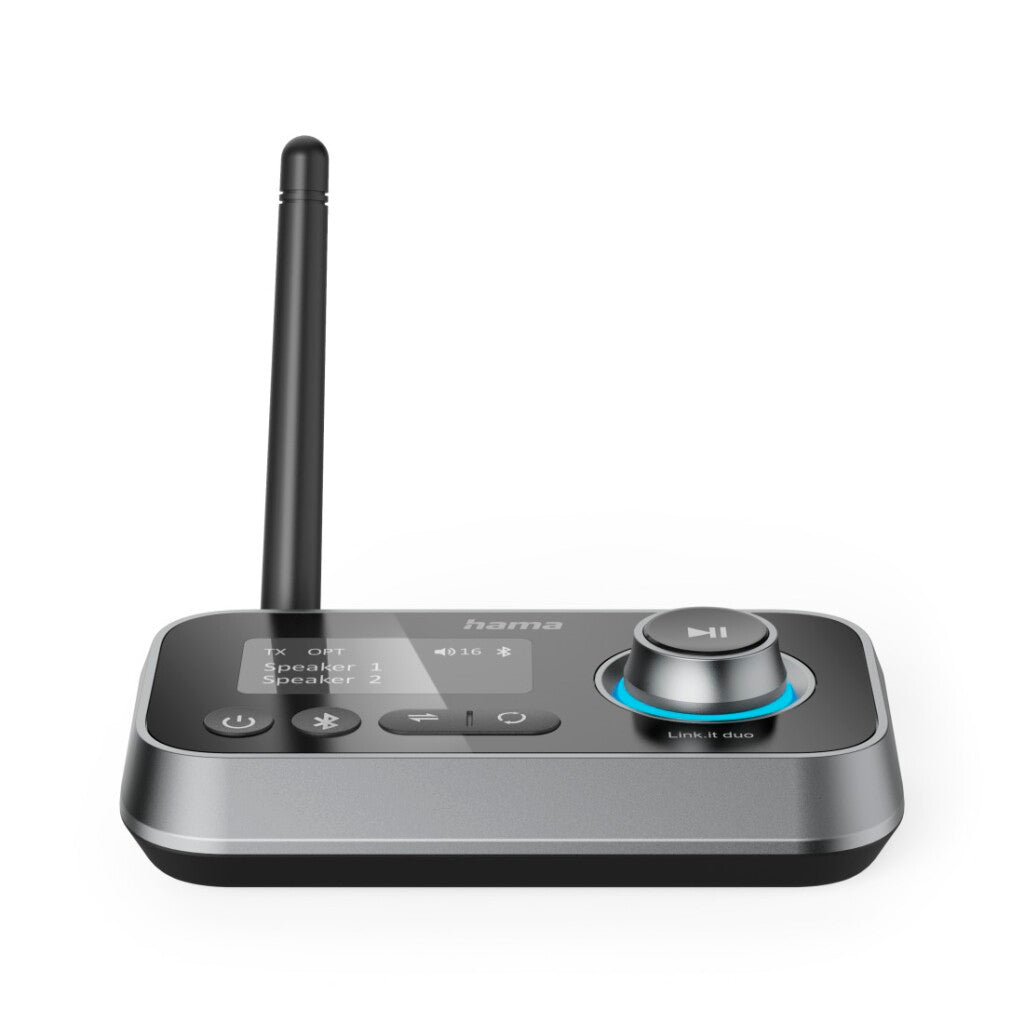 Hama Link.it Duo Bluetooth Adapter Silver/Black